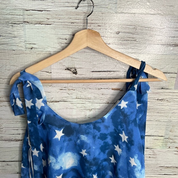 Buddy Love - Star Top blue size small tank top white - Picture 4 of 8